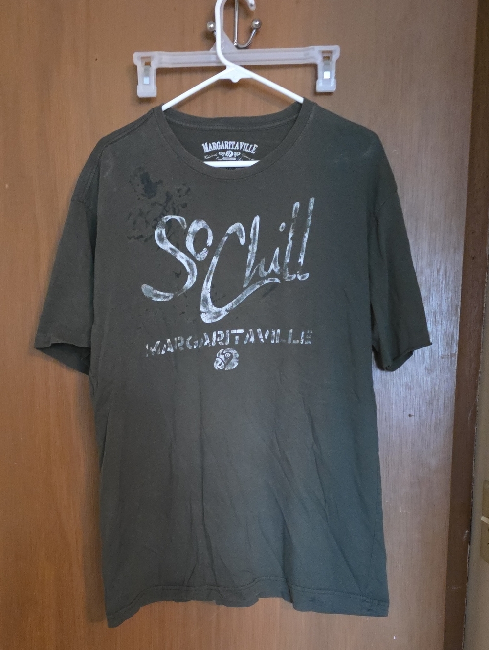 Margaritaville Olive Green "So Chill" Graphic Tee